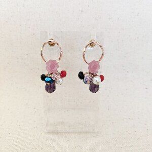 Bunch of beads earrings